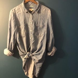 Oversized Chambray button down